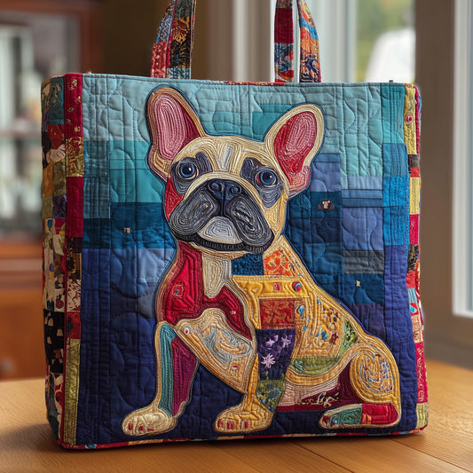 The French Bulldog Quilted Tote 5543
