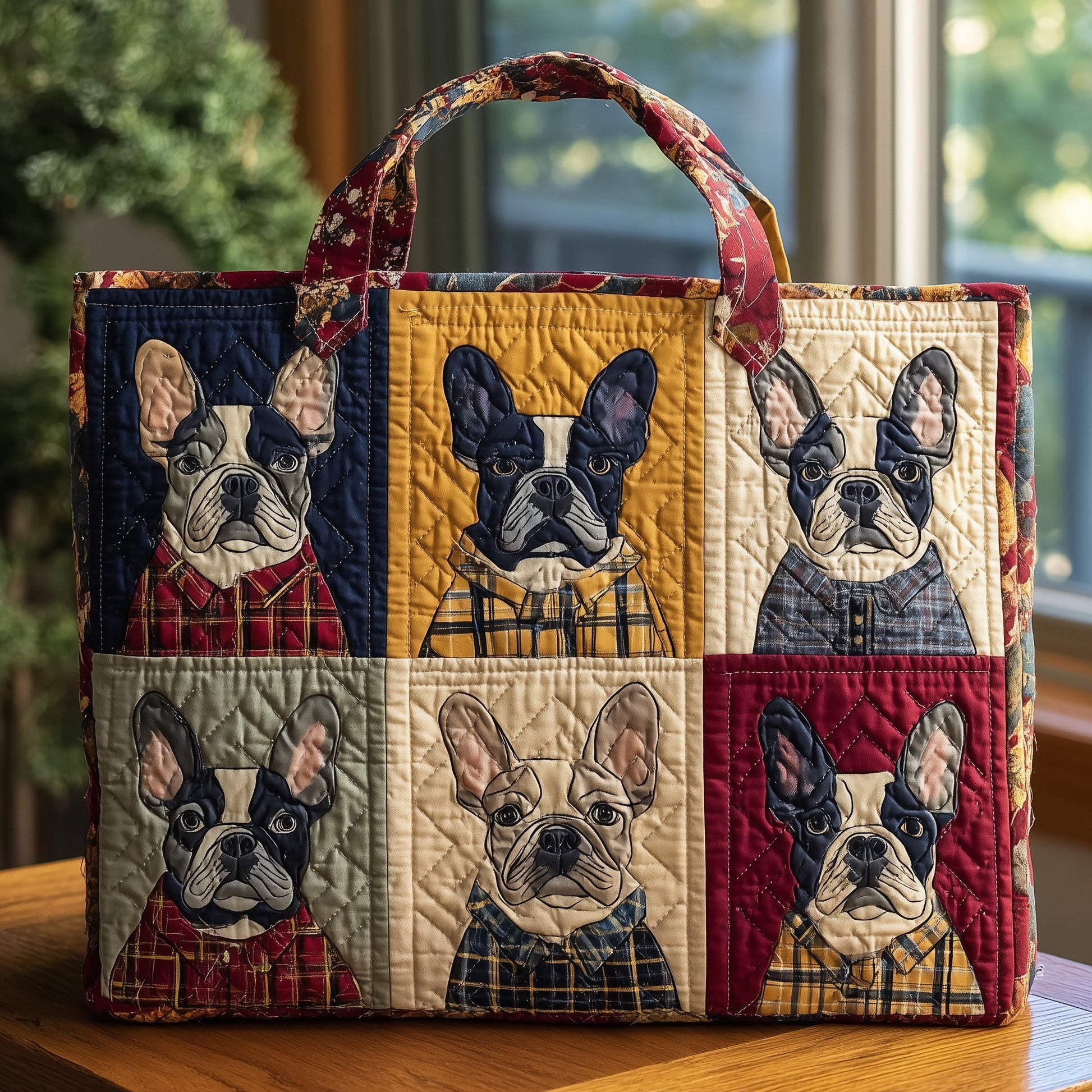 French Bulldog Portraits Tote Bag