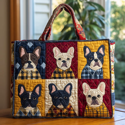 The French Bulldog Quilted Tote 5547