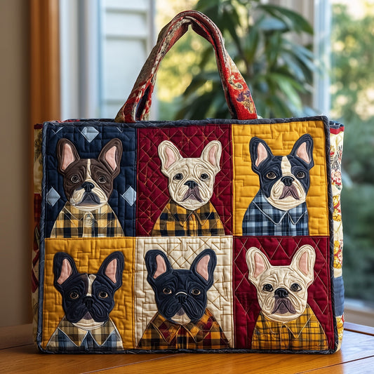 The French Bulldog Quilted Tote 5547