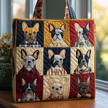 The French Bulldog Quilted Tote 5548