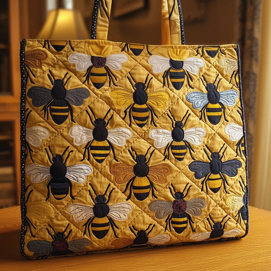 Everyday Honey Bees Quilted Tote