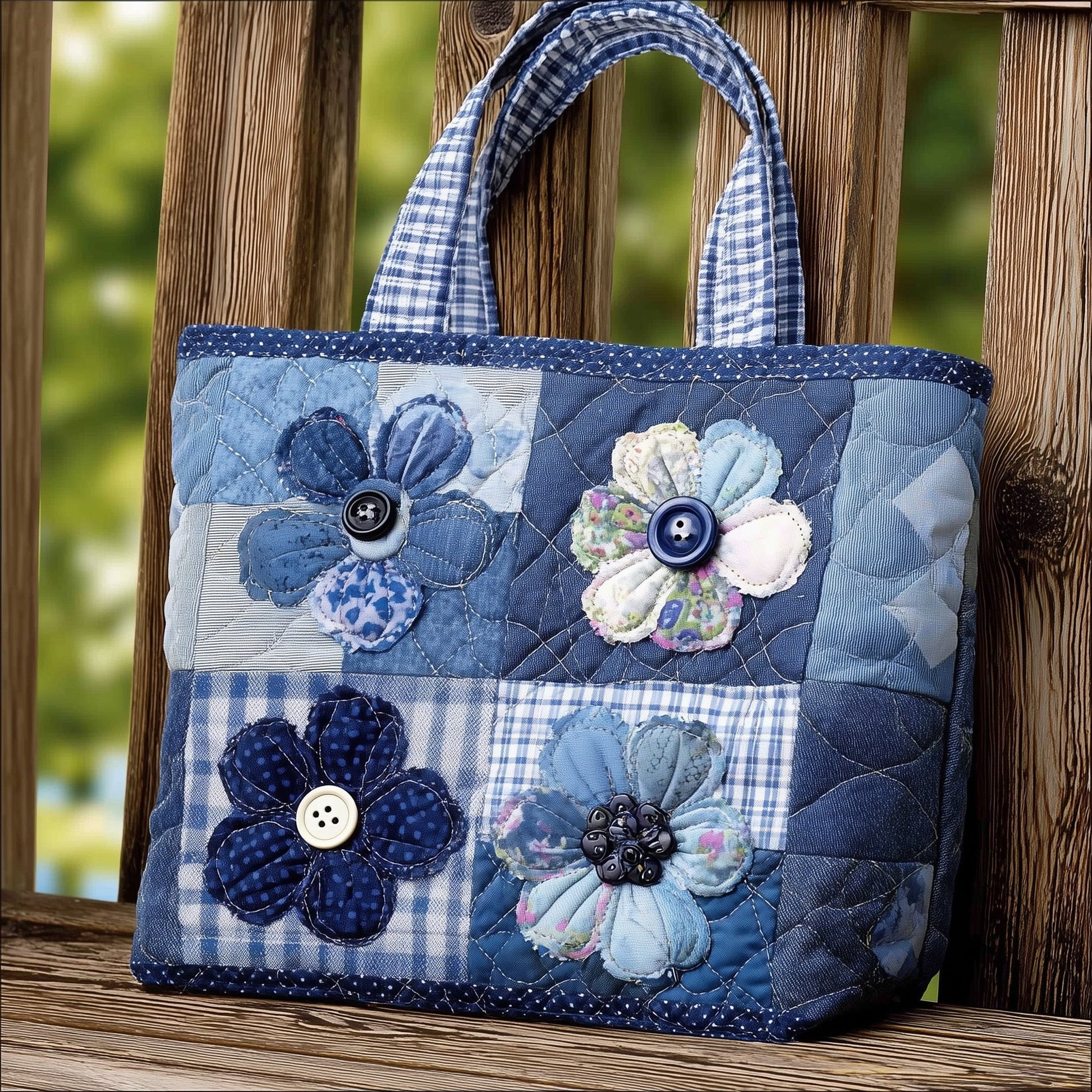 The Petal Bloom Quilted Tote