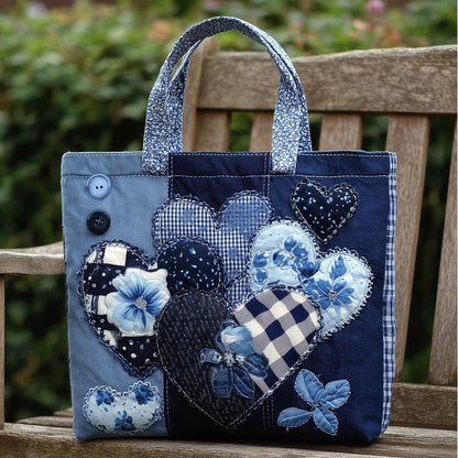 Everyday Patchwork Heart Tote Bag