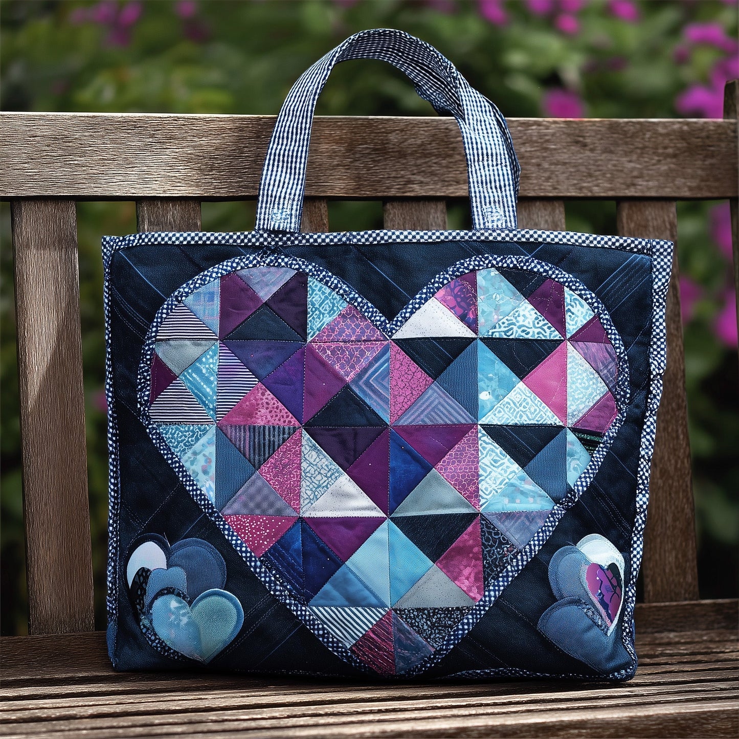 The Heart Patchwork Quilted Tote 5582
