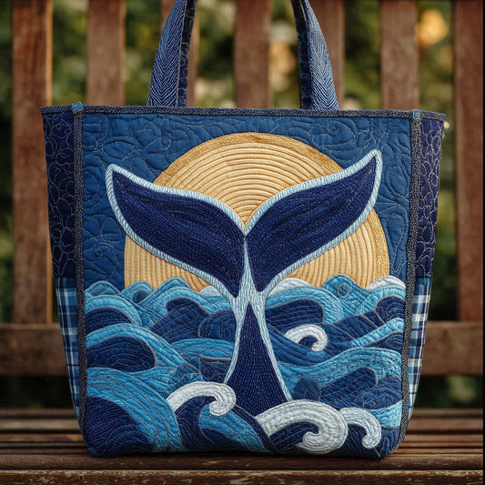 The Ocean Wave Quilted Tote