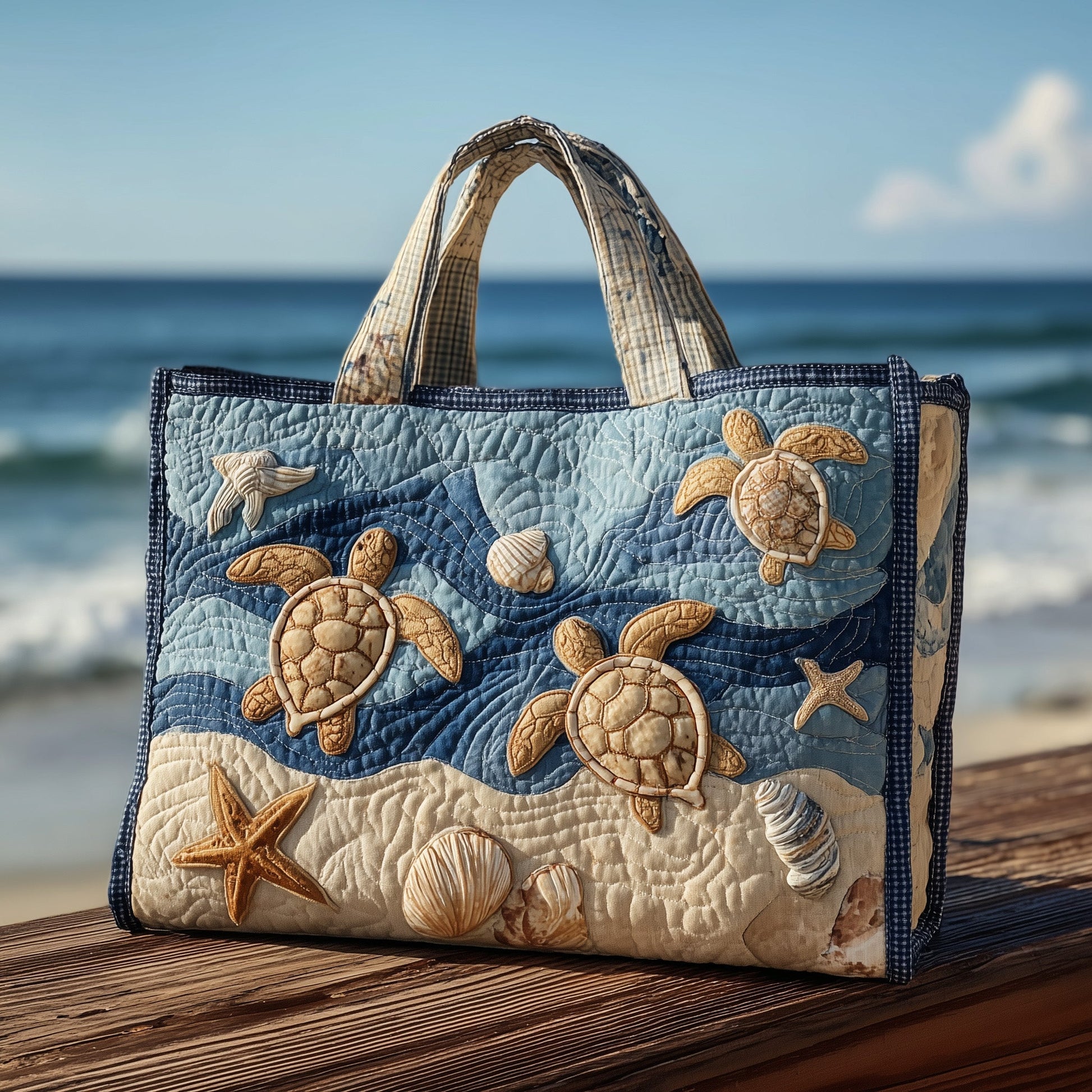 The Ocean Journey Quilted Tote