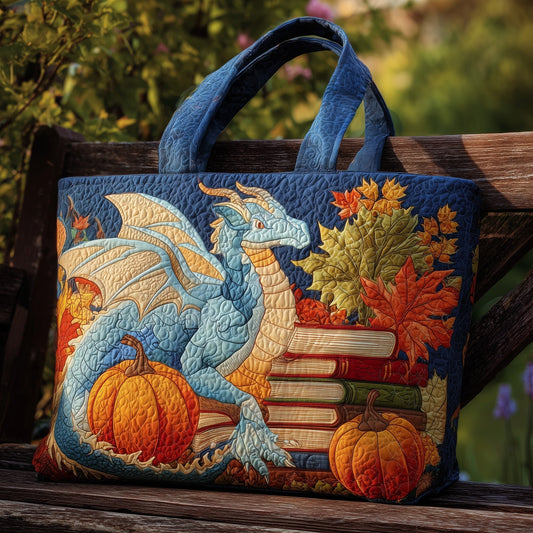 Dragon Autumn Leaves Tote Bag
