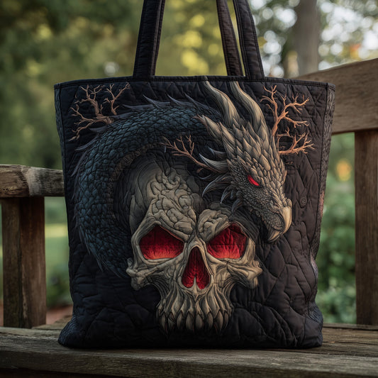 The Dark Dragon Quilted Tote