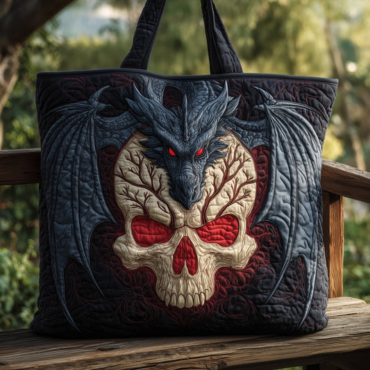 The Fearless Dragon Quilted Tote