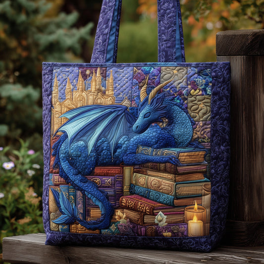 The Dreamer Dragon Quilted Tote
