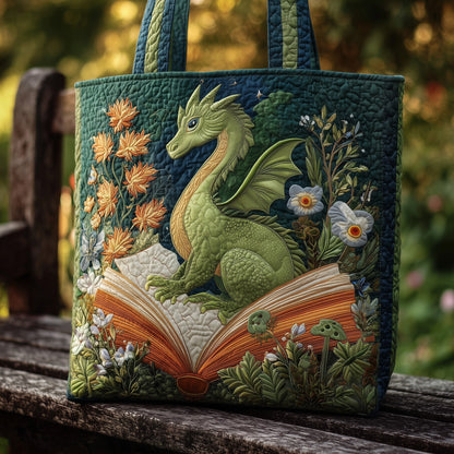 Everyday Dragon Book Tote Bag