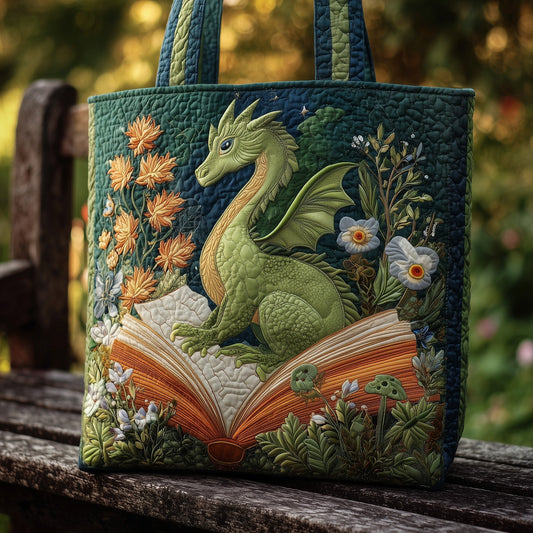 Everyday Dragon Book Tote Bag