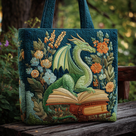 Green Dragon Books Quilted Tote