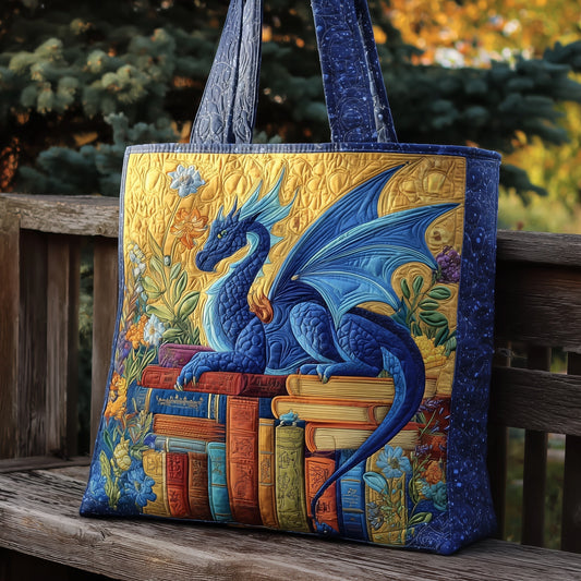 The Wisdom Dragon Quilted Tote 5781