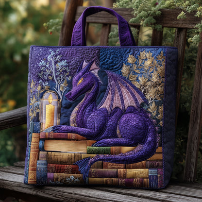 Purple Dragon Books Tote Bag