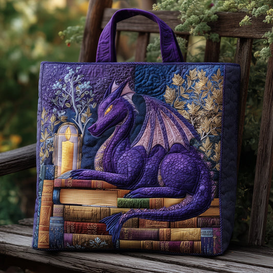 Purple Dragon Books Tote Bag