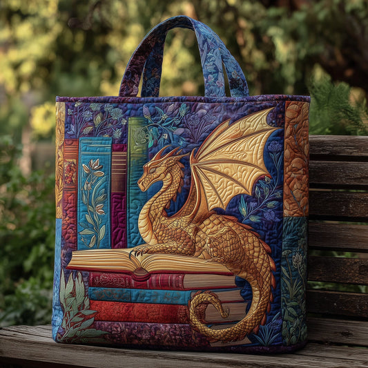 The Wisdom Dragon Quilted Tote 5789