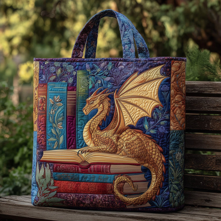 The Wisdom Dragon Quilted Tote 5789