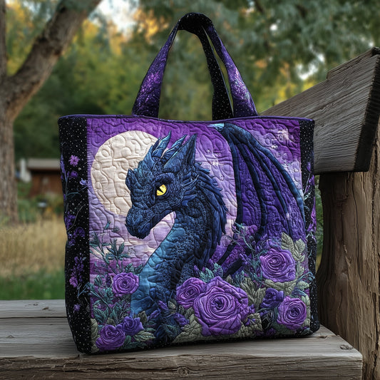 The Violet Dragon Quilted Tote
