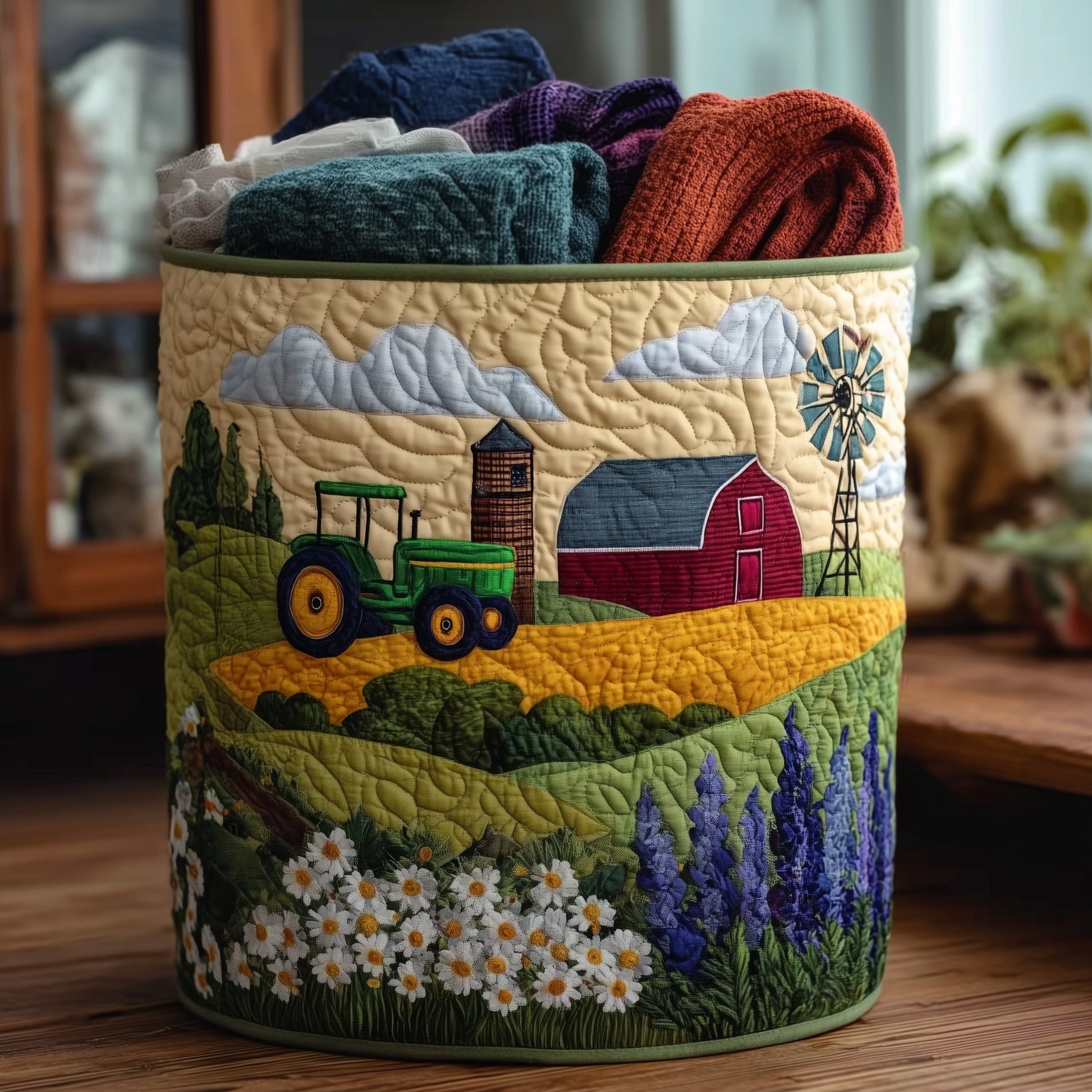 Green Tractor Dream Tote Bag