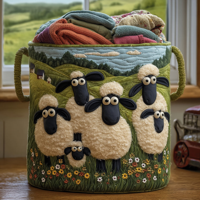 Sheep Heaven Laundry Tote Bag