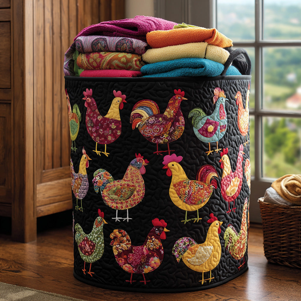 Chicken Laundry Basket Tote Bag
