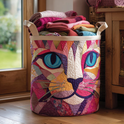The Catitude Quilted Laundry Basket Tote 5912