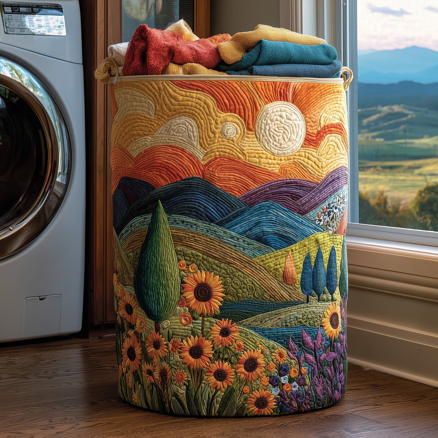 Bucolic Valley Laundry Tote Bag
