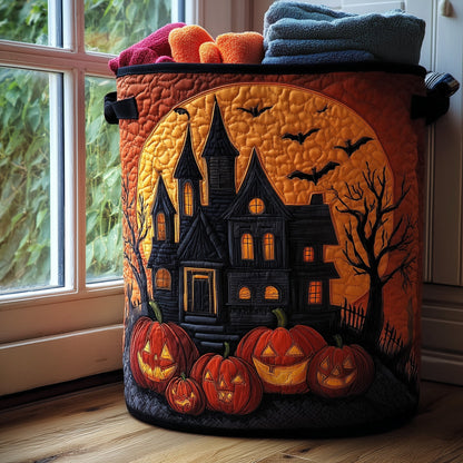 Moonlit Haunted House Tote Bag
