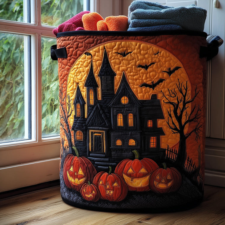 Moonlit Haunted House Tote Bag