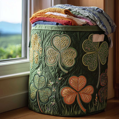 Irish Shamrock Laundry Tote Bag