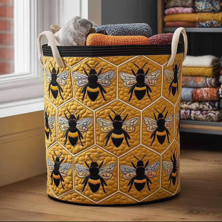 Honey Bee Laundry Tote Bag