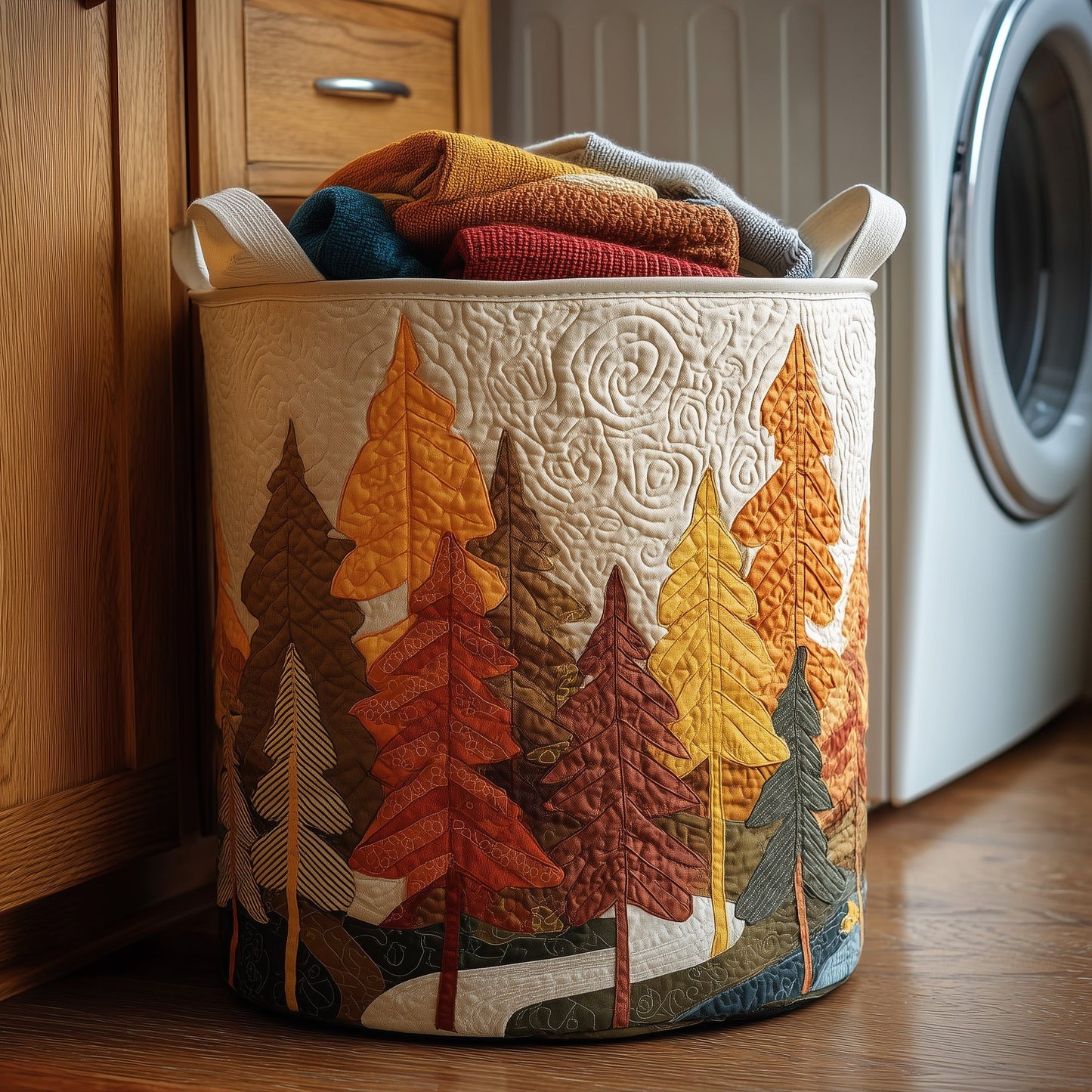 Autumn Tree Laundry Tote Bag