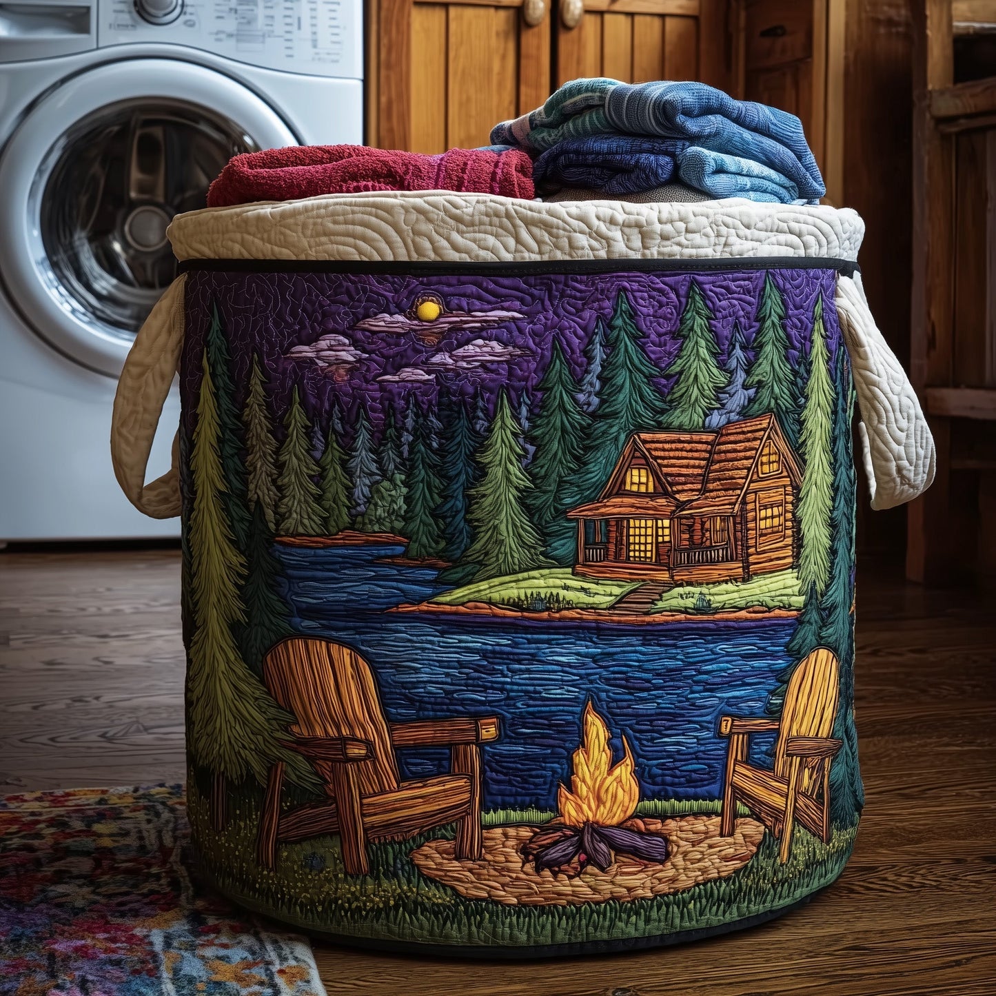 Everyday Lake Quilted Tote Bag