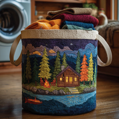 The Midnight Harmony Quilted Laundry Basket Tote 6265
