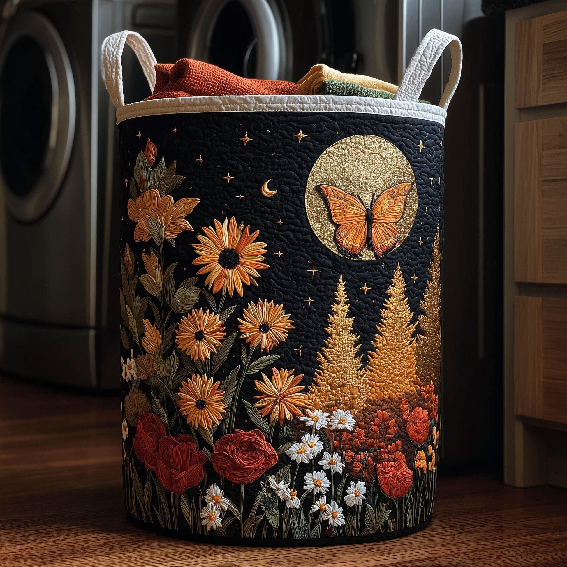 Midnight Autumn Valley Tote Bag