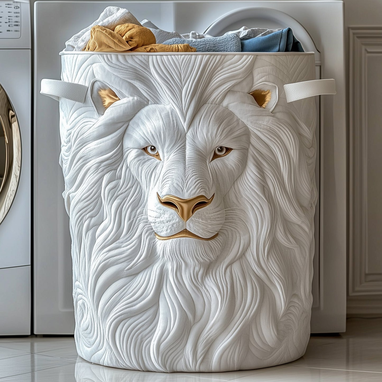 Majesty Lion Laundry Tote Bag