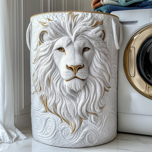 The Majesty Lion Quilted Laundry Basket Tote 6314