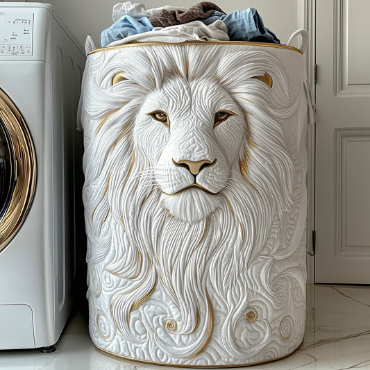 The Majesty Lion Quilted Laundry Basket Tote 6315