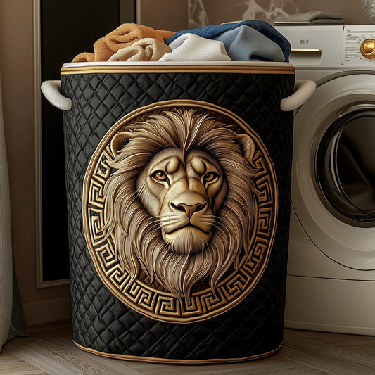 The Majesty Lion Quilted Laundry Basket Tote 6316