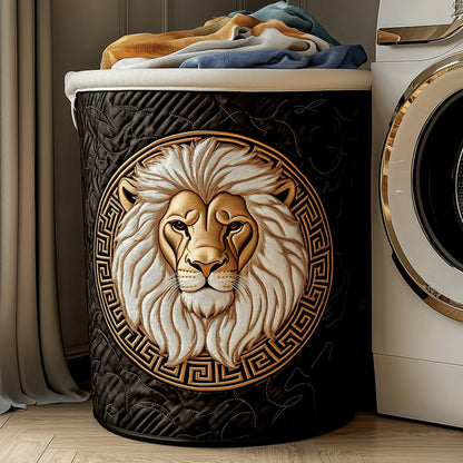 The Majesty Lion Quilted Laundry Basket Tote 6317