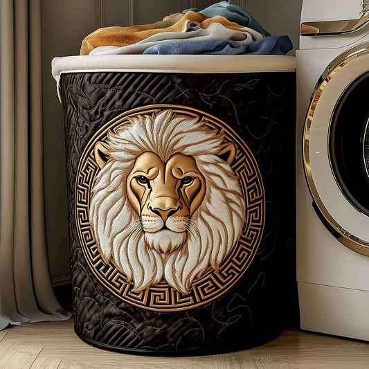 The Majesty Lion Quilted Laundry Basket Tote 6317