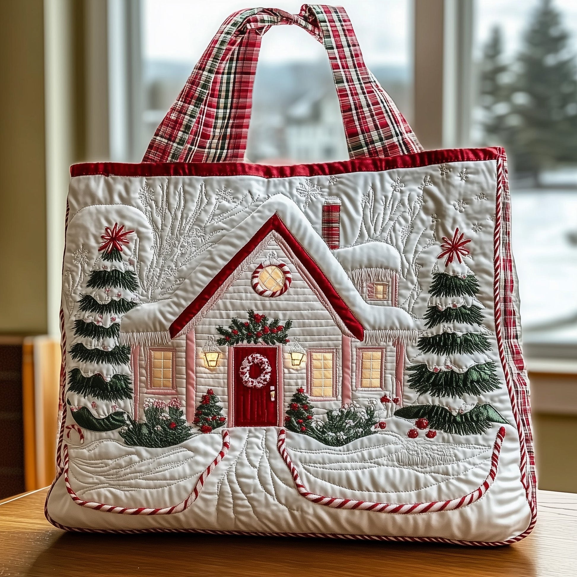 The Whimsical Cabin Quilted Tote