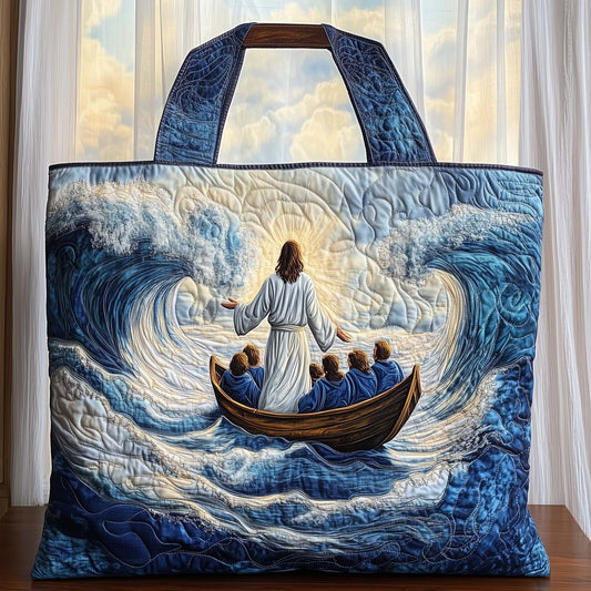 The Walking On Water Quilted Tote