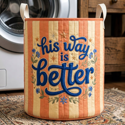 Striped Christian Laundry Quilted Tote