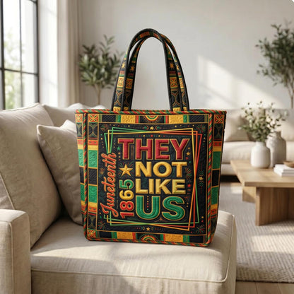 Everyday Empowerment Statement Quilted Tote