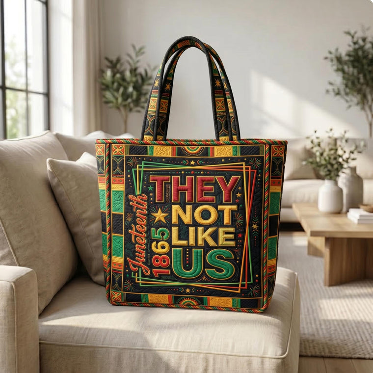 Everyday Empowerment Statement Quilted Tote