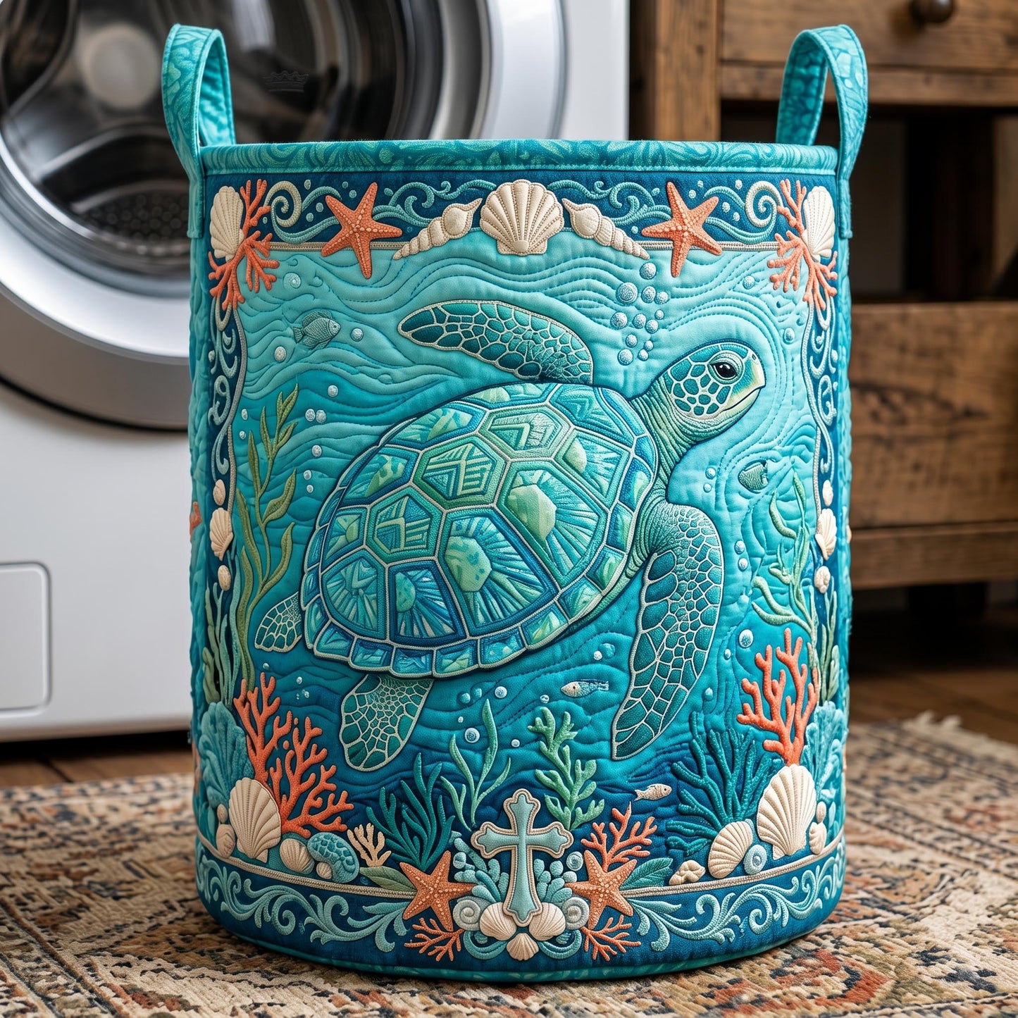 Everyday Beach Decor Quilted Tote