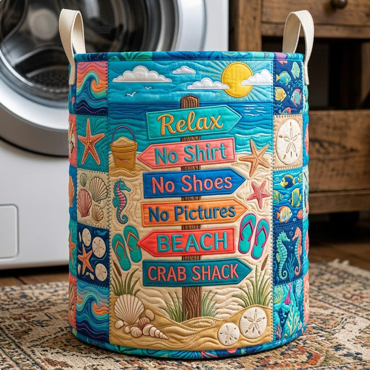 Coastal Life Laundry Tote Bag